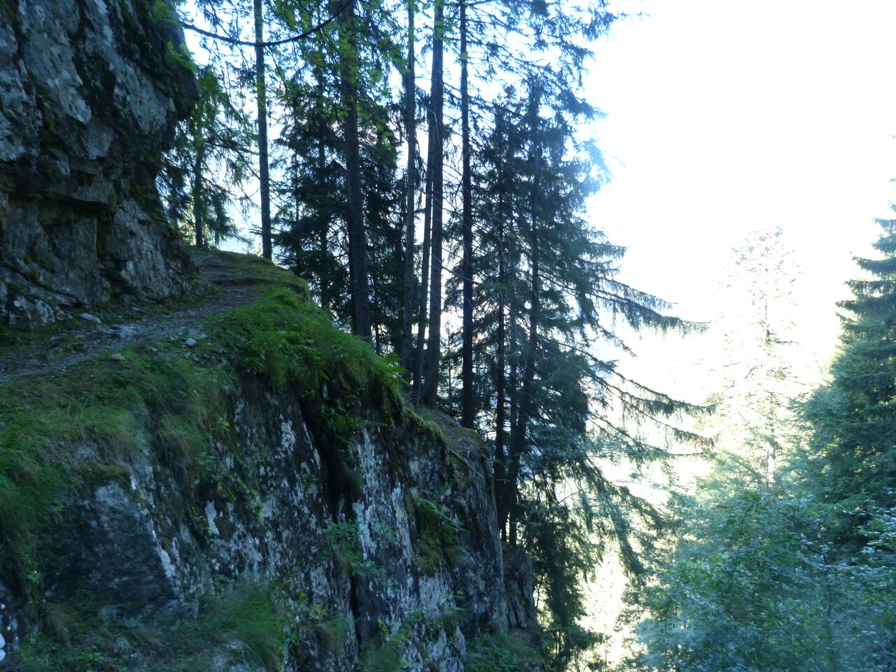 alps mountain bike trail--look at that