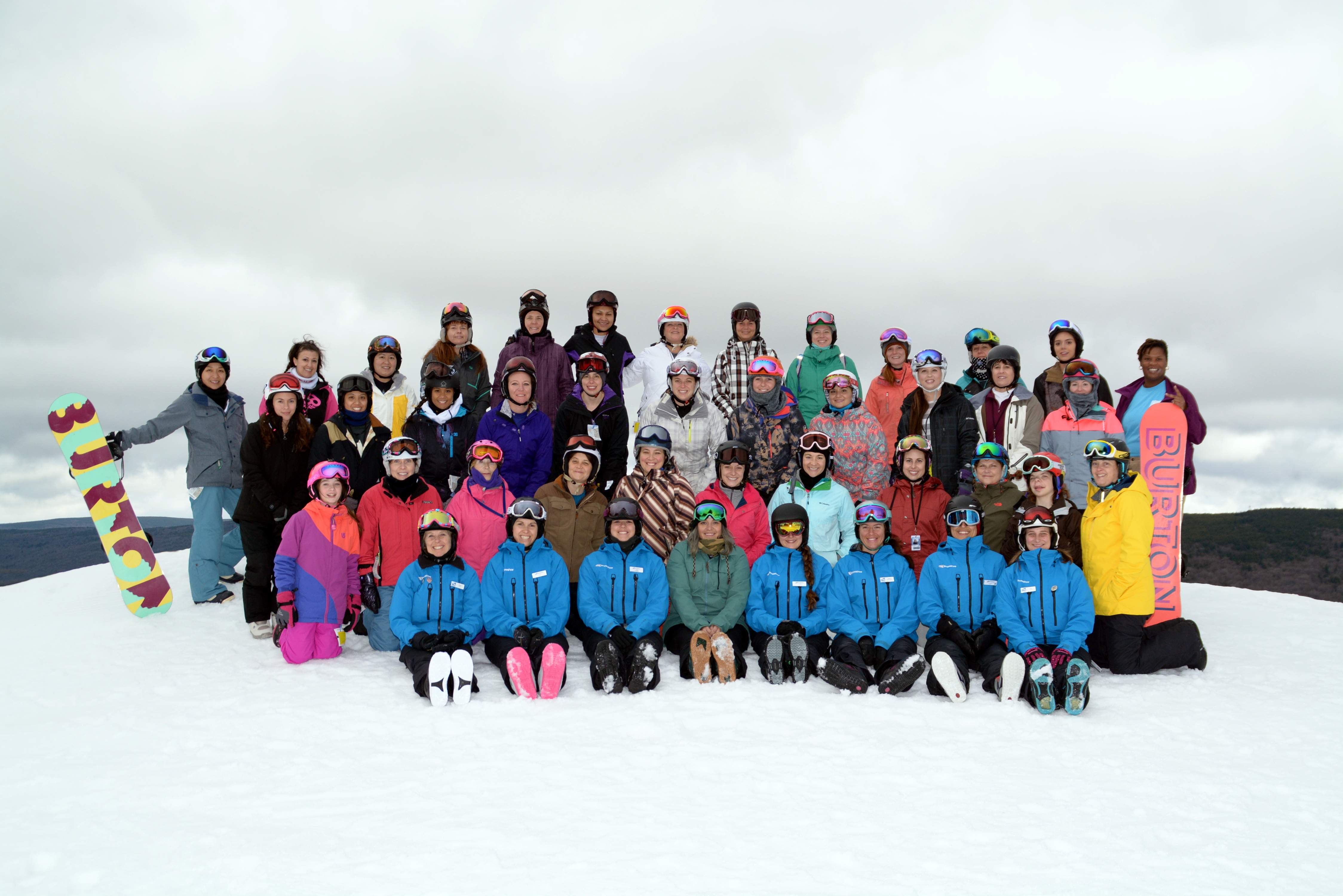 snowshoe burton womens group